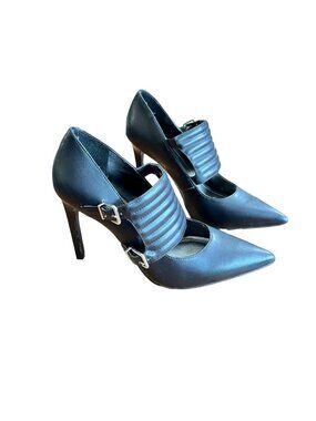 BCBGeneration Black Stiletto Heels 4” Pumps Classic Pointed Toe Dress Shoes Wome